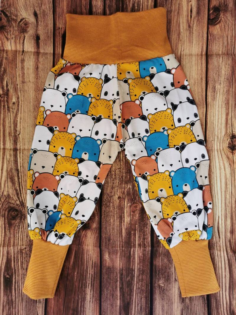 Pumphose Gr62/68 Hose Jogginghose Mitwachshose Jerseyhose von JennysWollkistchen