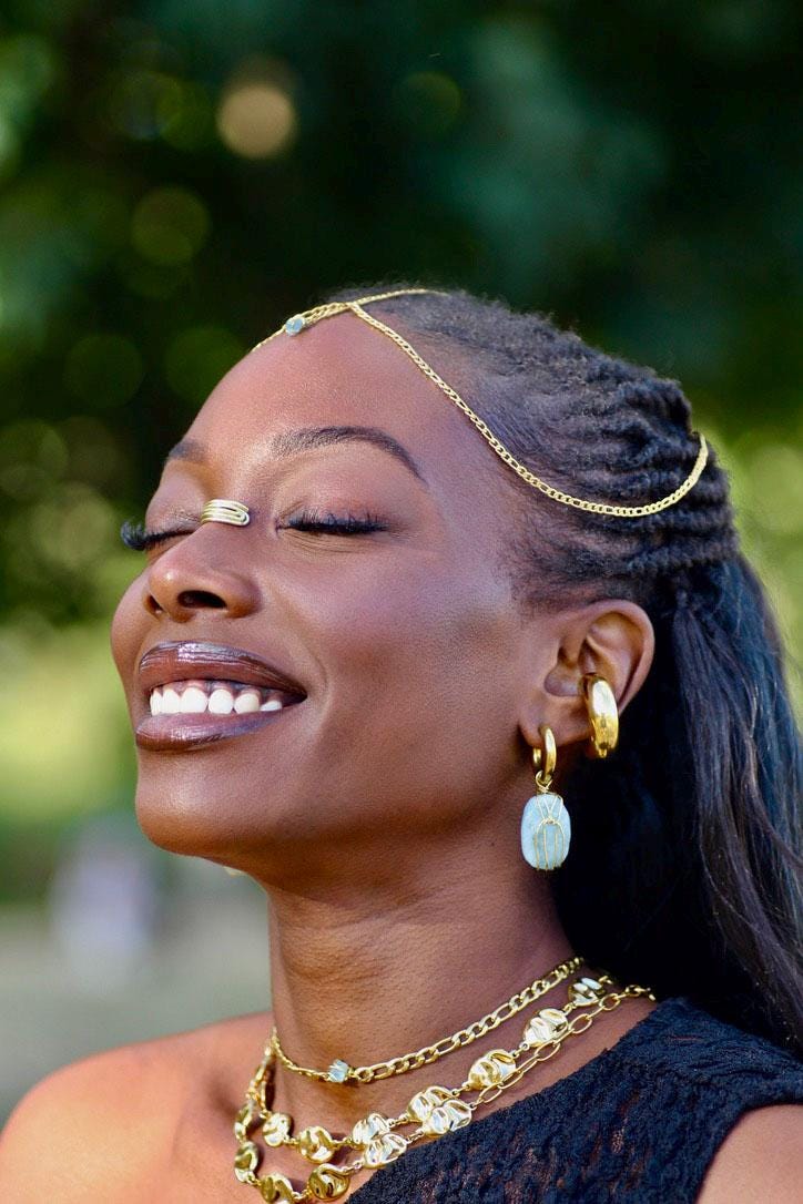 Aquamarin-Ohrringe "Ocean"- Vergoldet - Handgefertigte Unikate Echte Aquamarinsteine von JensAtelierJewellery