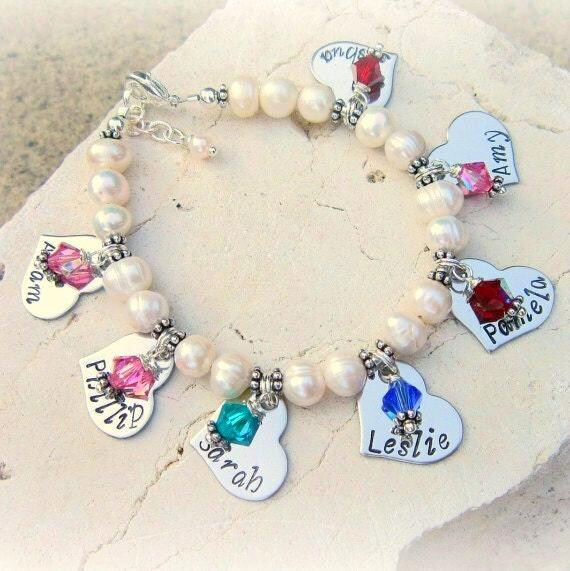 Großmutters Armband. Mütter Bracelet.gif Für Oma.personalisierte Birthstone Bracelet.mütter Jewelry.personalized Schmuck. Geschenk Mama von JensBeadBox