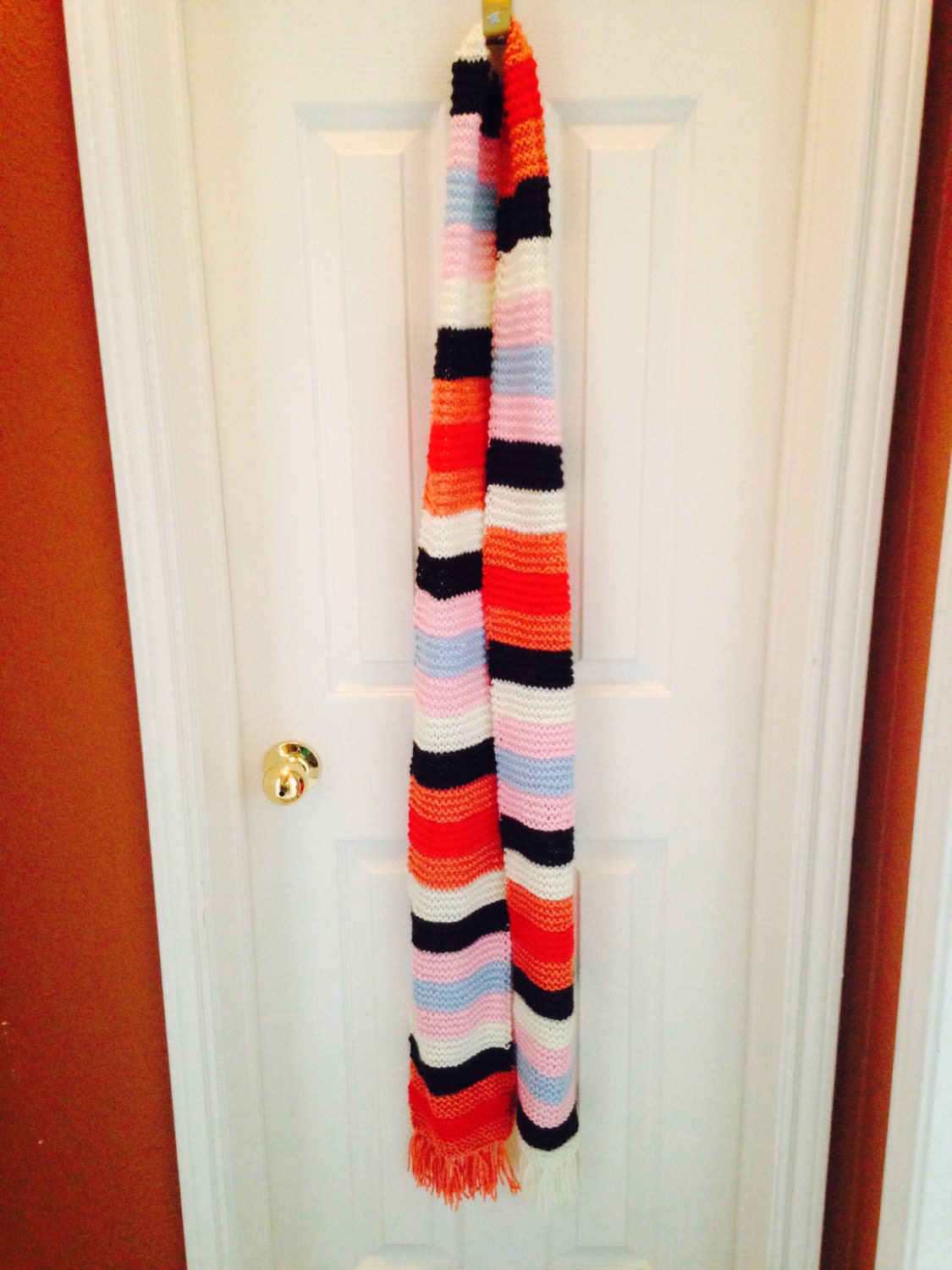 Lorelai Gilmore Inspirierter Gestreifter Schal von JensNerdyKnitting