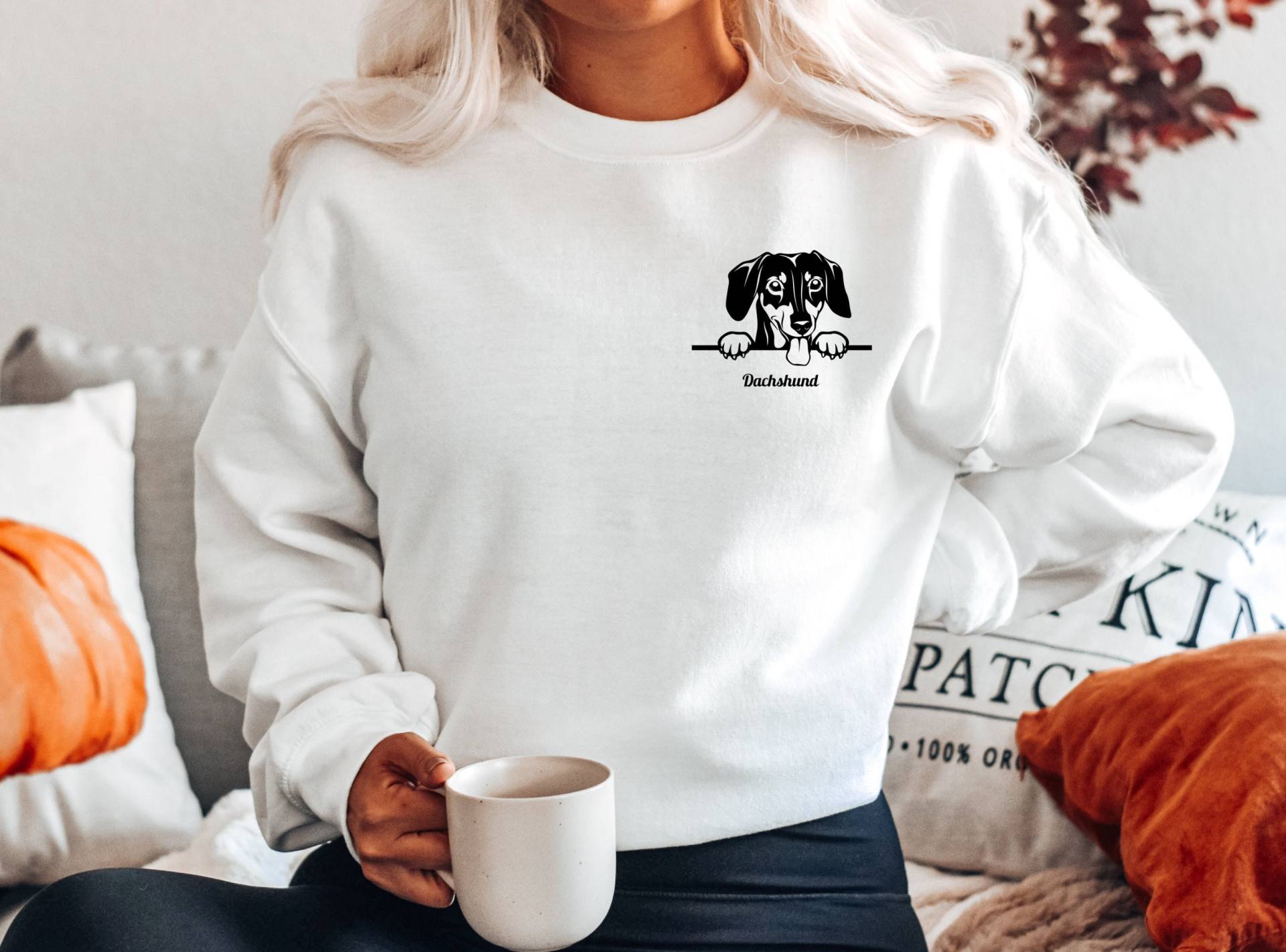 Dackel Hunde Sweatshirt, Shirt, Wiener Mama, Hundeshirt, Weenie Hund, Doxie Geschenk, Mama Shirt von JensPawsomeStudio