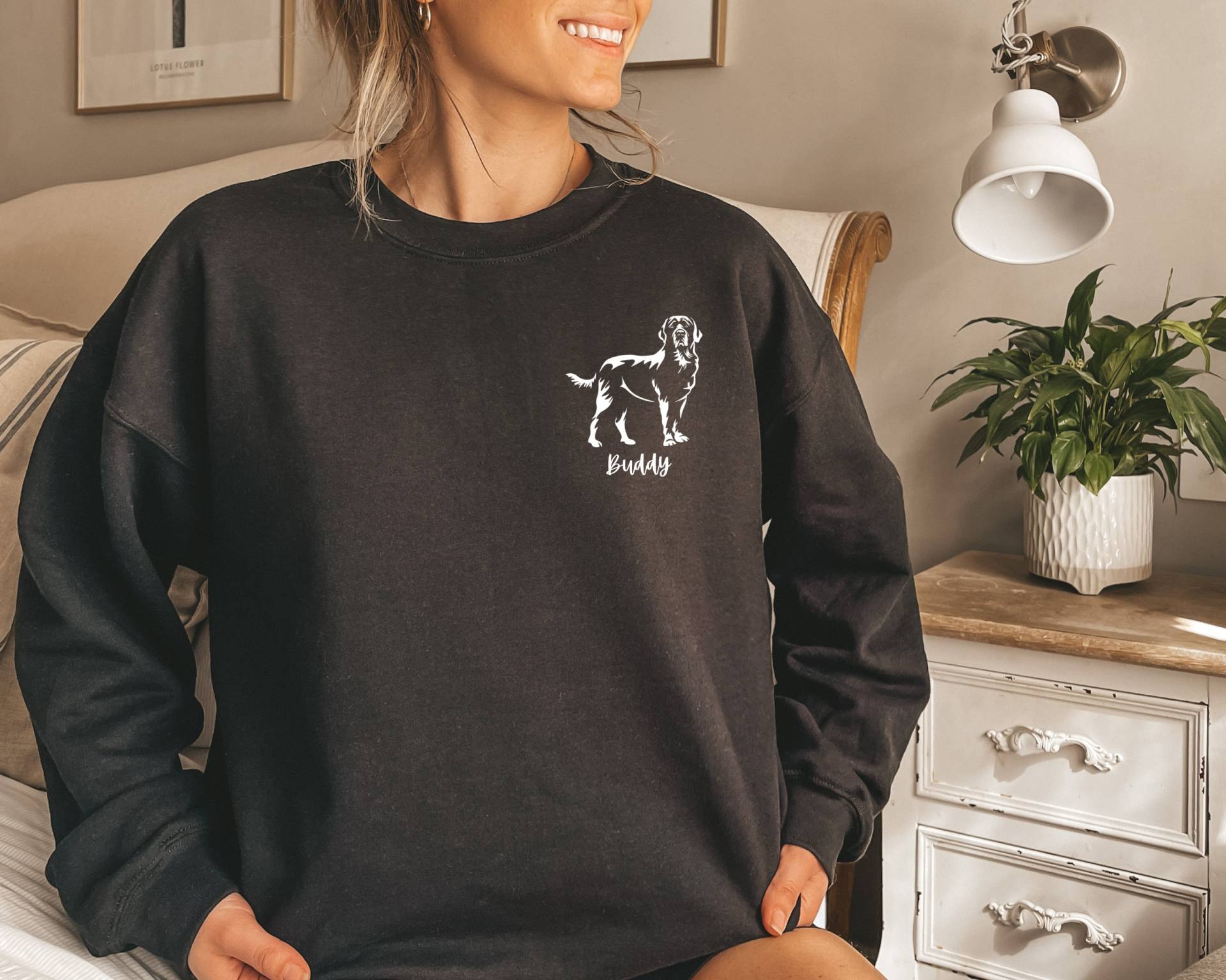 Labrador Retriever Crewneck Sweatshirt, Mama Shirt, Geschenke, Hundeliebhaber Geschenk, Shirt von JensPawsomeStudio