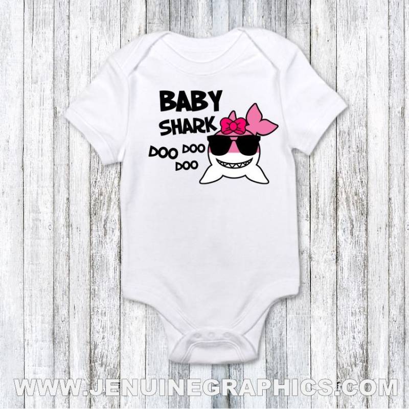 Baby Hai - Baby-Hai-Shirt Mama Shirt Papa-Hai-Shirt Schwester Bruder Shirt-Familie Satz von JenuineGraphics