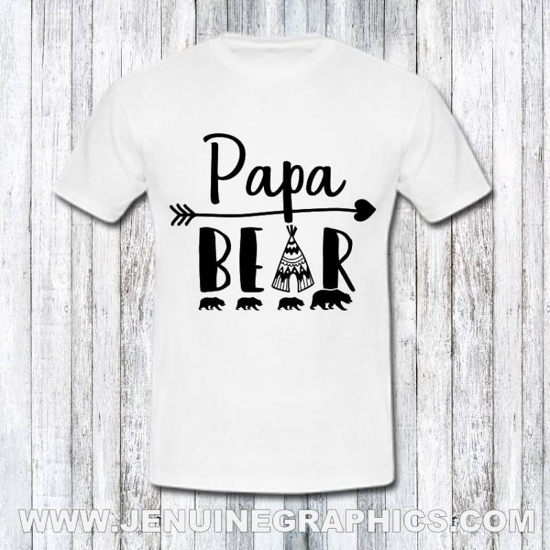 Bär Familie Hemden - Baby Shirt Bruder-Bär-Shirt Schwester Mama Papa Satz von JenuineGraphics