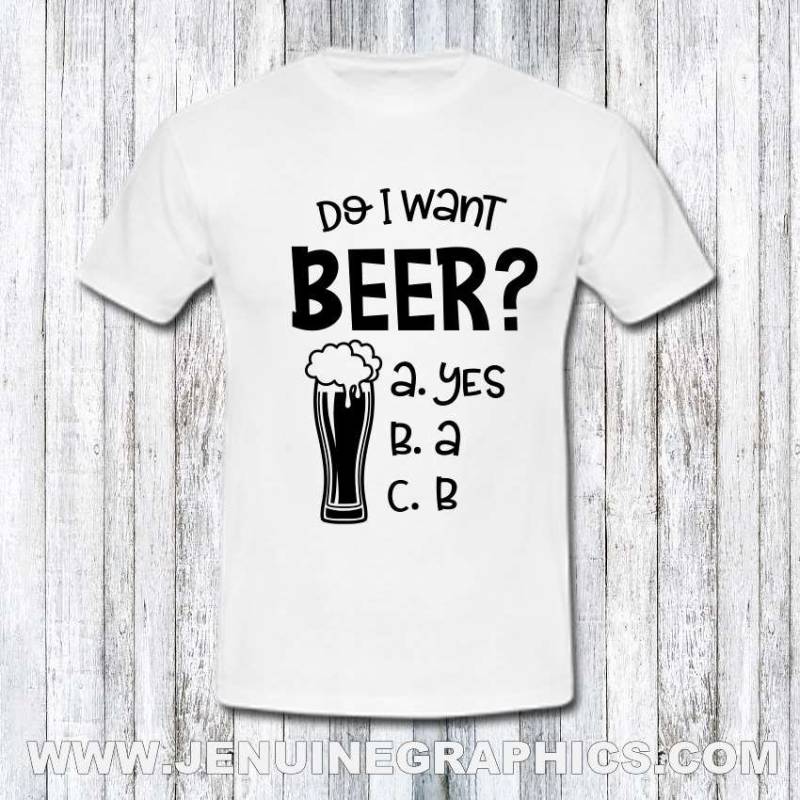 Geschenk Für Bierliebhaber - Biershirt Biergeschenk Lustiges Bier Zitat Herrenshirt Ihn Geburtstag von JenuineGraphics