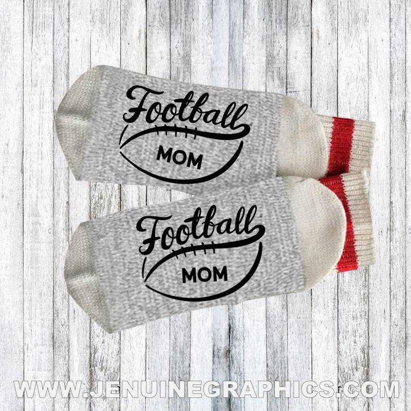 Lustige Socken - Fußball-Mama Papa Geschenk Wörter Auf Lustiges Idee Text Fußball Fußballtrainer Mama-Fußball-Trainer von JenuineGraphics