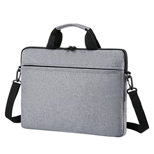 Jeorywoet Laptop -Umhängetasche, Laptop -Tasche 15,6 -Zoll Notebook Computer Aktentasche wasserdichtes Schulter Handtransporthülle Grau, Notebook -Computer -Tragetasche von Jeorywoet