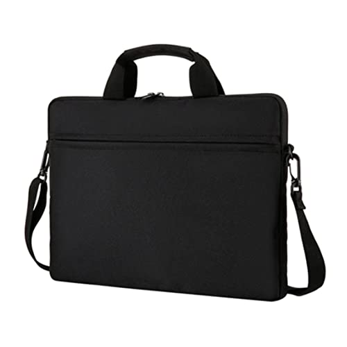Jeorywoet Laptop -Umhängetasche, Laptop -Tasche 15,6 -Zoll Notebook Computer Aktentasche wasserdichtes Schulter Handtransporthülle Schwarz, Notebook -Computer -Tragetasche von Jeorywoet