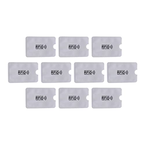 Jeorywoet RFID -Blockierung von Hülle Anti -Diebstahl wasserdichtem ID -Kartenhalter Plastikkartenbeutel 10pcs, ID -Kartenhalter Jeorywoet RFID -Blockierung von Hülle Anti -Diebstahl wasserdichtem ID -Kartenhalter Plastikkartenbeutel 10pcs, ID -Kartenhalter von Jeorywoet