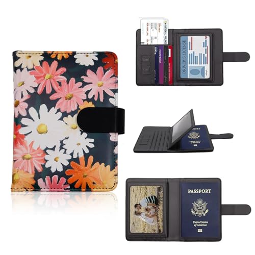 Jeorywoet RFID-Blockierungsbrieftasche, RFID-Brieftasche 6x5 '' pu RFID blockiererhöhle mit 4 kartenschlitz von Jeorywoet