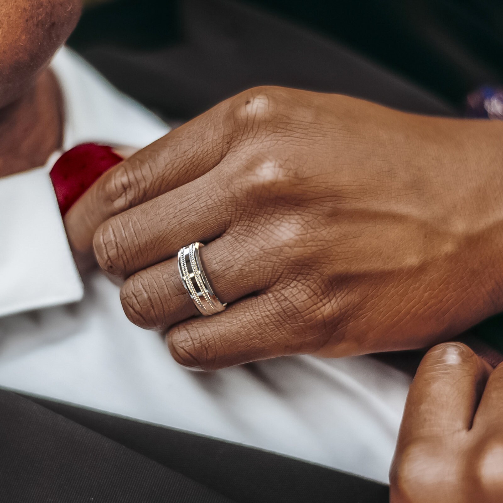 Ehe Antike Silber Hochzeit Band Ehe Antike Silber Hochzeit Band von JeremyMallin