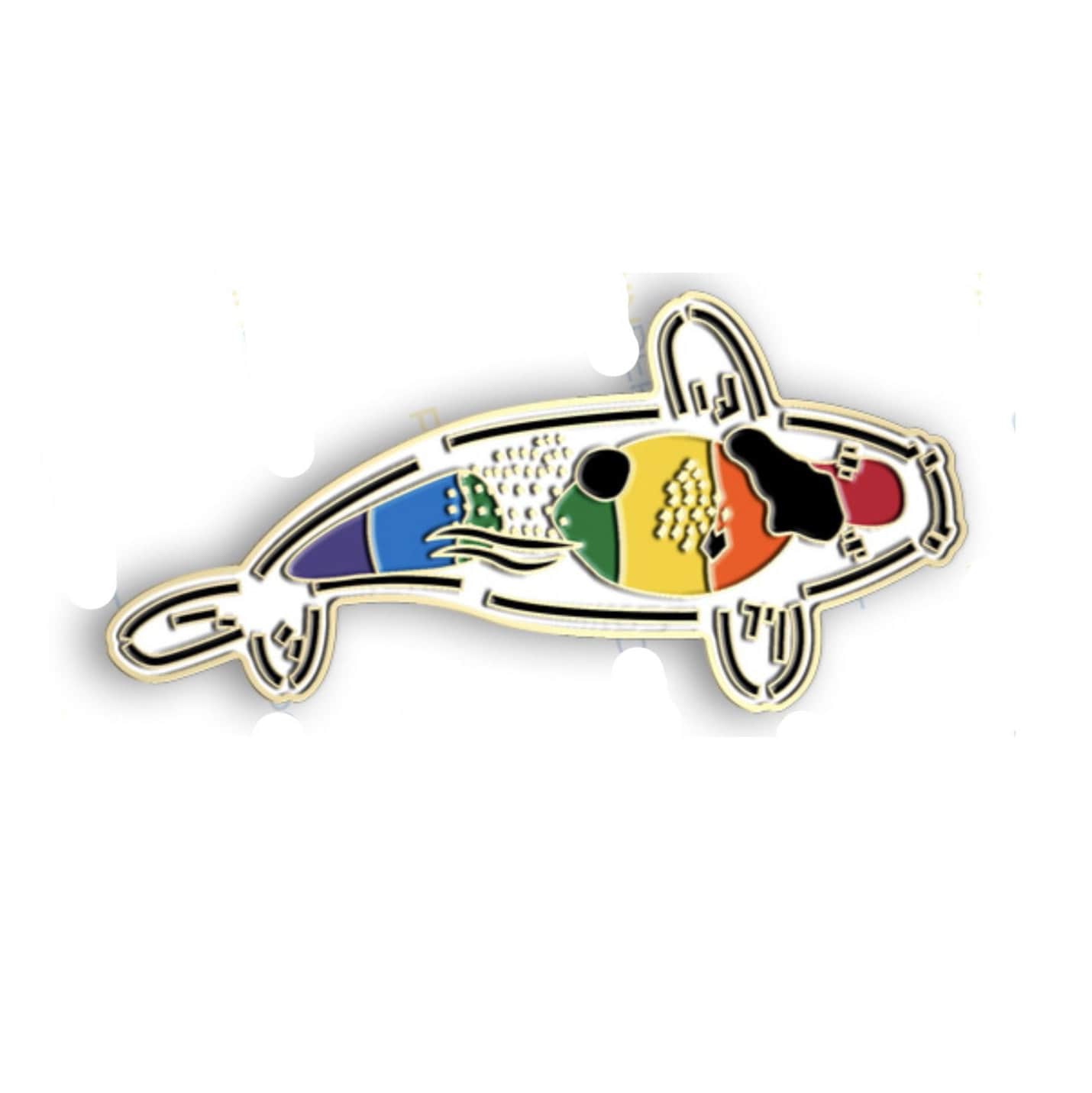 Pride Koi Anhänger Pride Koi Anhänger von JeremyNovyStencils