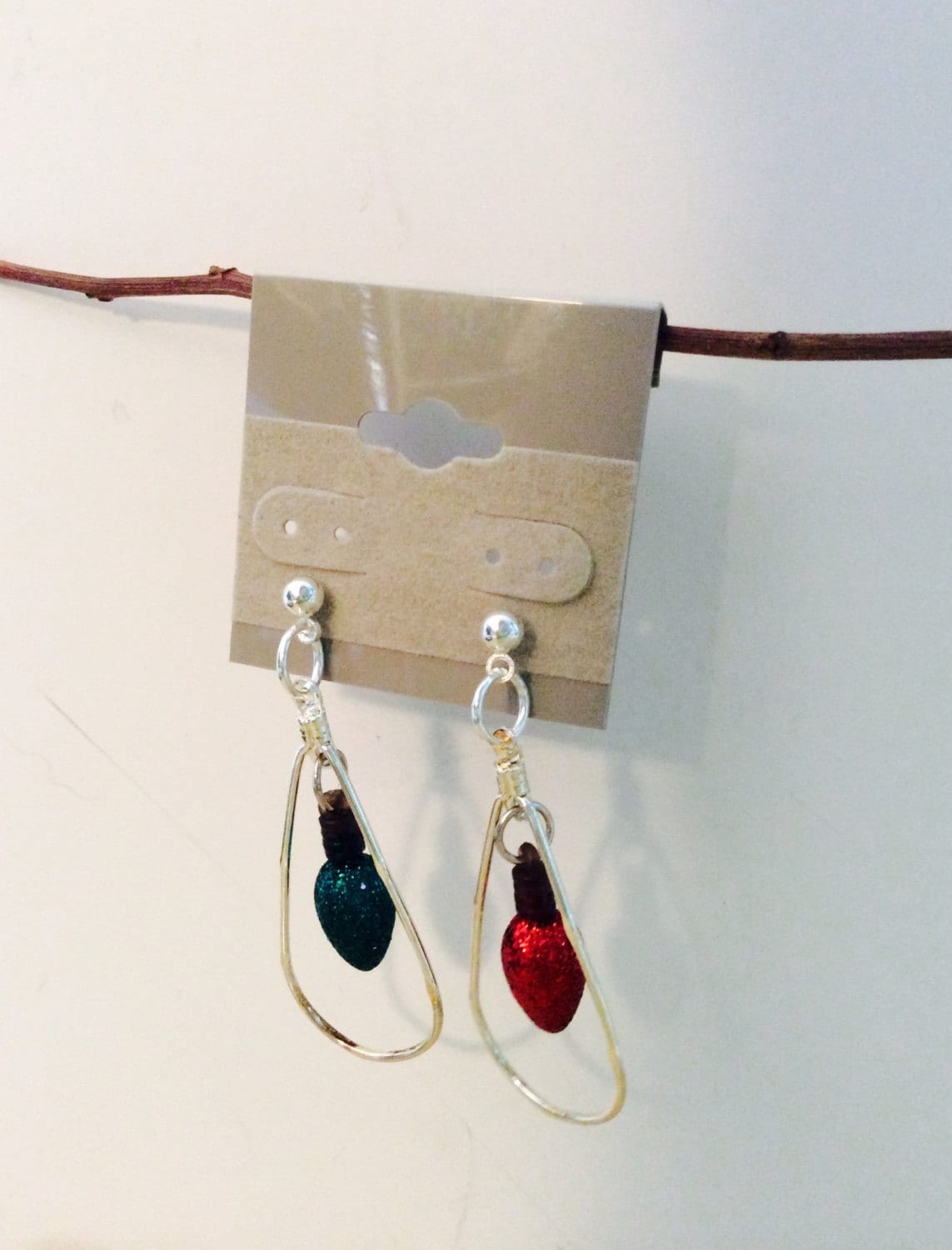 Weihnachtsohrringe, Weihnachtsschmuck, Jeriaielloartstore, Small Business, Made in Us von JeriAielloartstore