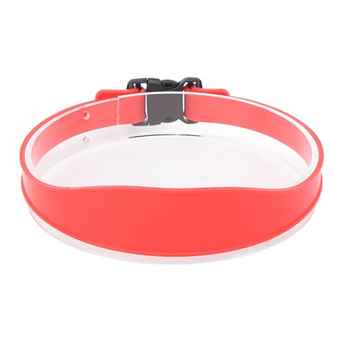 DIY Haarschneideschablone, gebogenes Silikon-Haarschnittband, Ausschnitt-Rasierschablone, verstellbare Haarschneideanleitung für Jungens und Männer, Schwarz (Red) von Jerliflyer