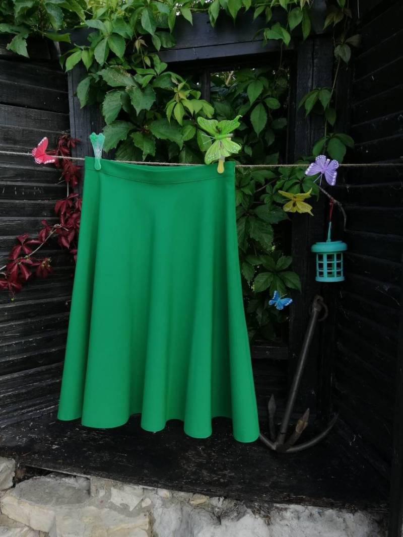 Damen Rock, Midi-Röcke, Formale Röcke, Kreis Plus Größe 50Er Jahre Rock von JershovaDress