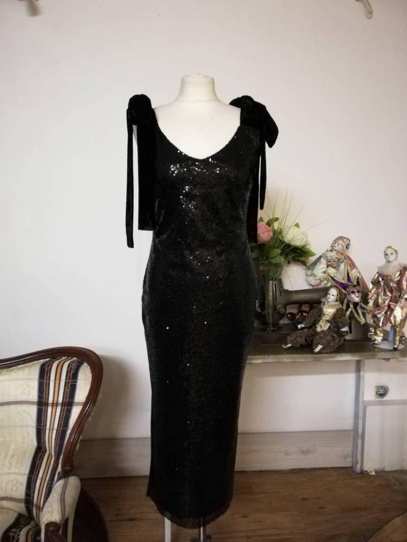 Damenkleid, Schwarzes Midikleid, Boho-Kleidung, Hochzeitsgastkleid, Sommerkleid, Kleid Für Abschlussfeier, Hochzeitskleid von JershovaDress