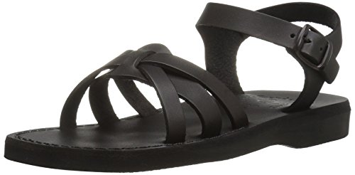 Jerusalem Sandals Damen Miriam/miriammiriammiriam/miriammiriam Flache Sandale, Schwarz, 35.5 EU von Jerusalem Sandals