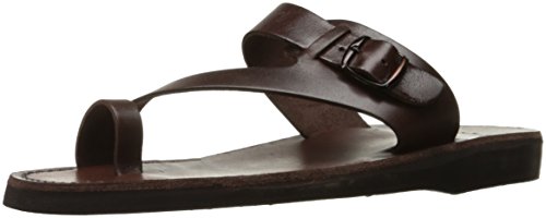 Jerusalem Sandals Herren Abnerabnerabner Schiebe-Sandalen, Braun, 43 EU von Jerusalem Sandals