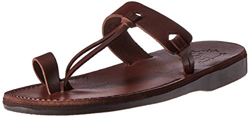 Jerusalem Sandals Herren DavidDavid David Schiebe-Sandalen, Braun, 45.5 EU von Jerusalem Sandals