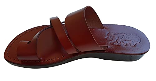 Jesus Leder Sandalen römischer Stil 08 (numeric_40) von Jerusalem