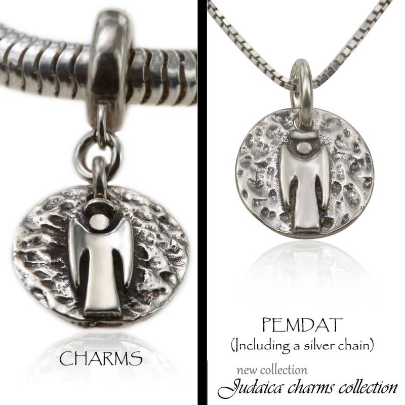Der Engel Aus Sterlingsilber, Charm Oder Anhänger Der Engel Aus Sterlingsilber, Charm Oder Anhänger von JerusalemStoneJewel
