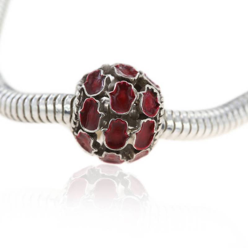 Hamsa Anhänger Aus Sterlingsilber & Emaille | Kostenloser Versand Hamsa Anhänger Aus Sterlingsilber & Emaille | Kostenloser Versand von JerusalemStoneJewel