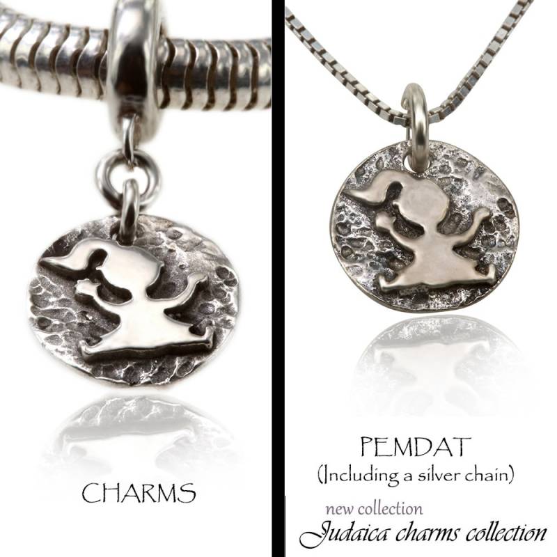 Mein Baby | Mädchen Sterling Silber Charm Oder Anhänger von JerusalemStoneJewel