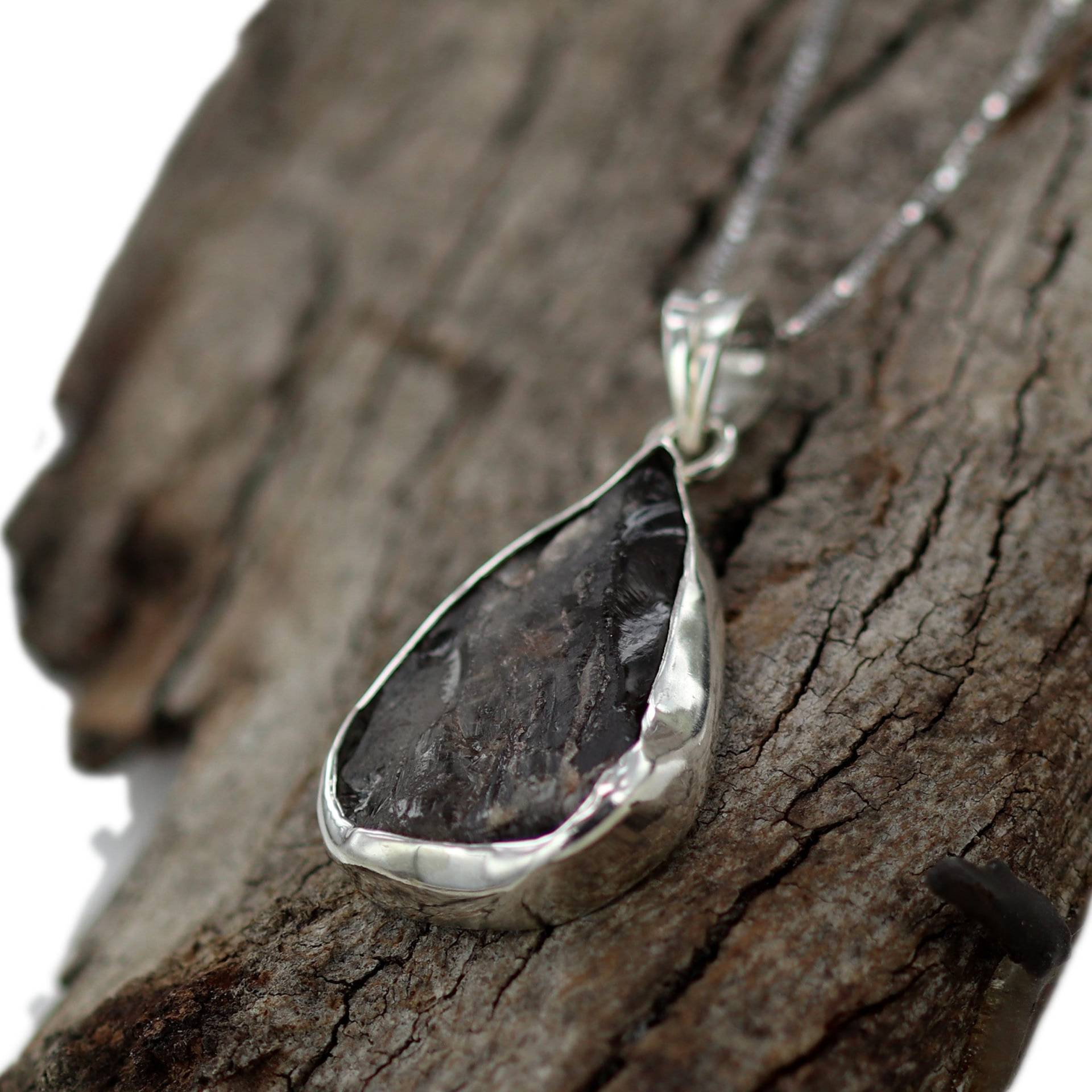 Rauchquarz Silber Handgemachte Anhänger-Freien Versand Rauchquarz Silber Handgemachte Anhänger-Freien Versand von JerusalemStoneJewel