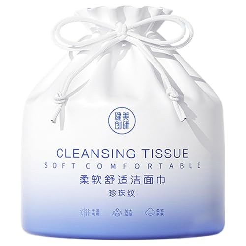 Dicke Gesichtsreinigungstücher | Einweg-Gesichtshandtücher Damen | Roll-Stil Gesichtshandtücher | Trockentücher | Weiche Gesichtsreinigungstücher | Doppelnutzung nass oder trocken für weiches von Jeruytgh