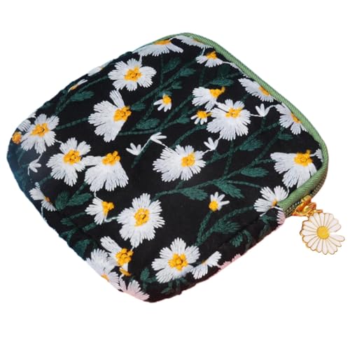 Jeruytgh Reise-Menstruationstasche, kompakte Perioden-Tasche, stilvolle Tampon-Aufbewahrungstasche, Perioden-Organizer, Aufbewahrungstasche für die Periodenpflege, wasserdicht und leicht für Hygiene von Jeruytgh