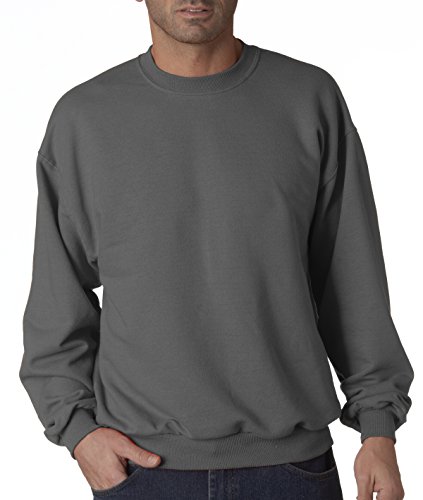 Adult 8 oz., NuBlend� Fleece Crew CHARCOAL GREY M von Jerzees