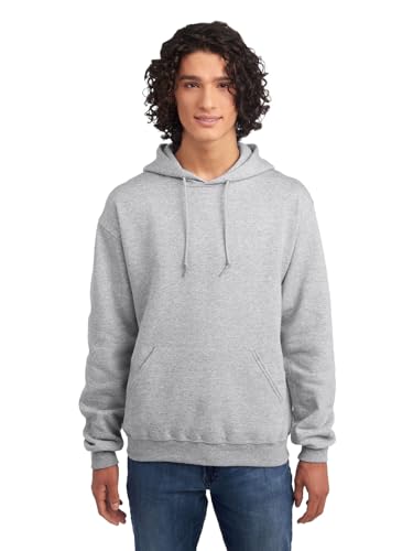 Jerzees Herren Nublend Fleece Sweatshirts Baumwollmischung Größen S-3x Kapuzenpullover, Hoodie – Heather Grey, Medium von Jerzees