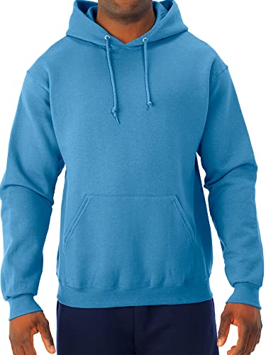 Jerzees Herren Fleecepullover mit Kapuze Kapuzenpulli, Kapuzenpullover – Columbia Blue, XL von Jerzees