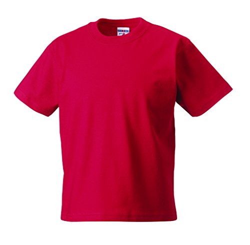 Jerzees Mädchen T-Shirt Rot Rouge - Classic Red von Jerzees