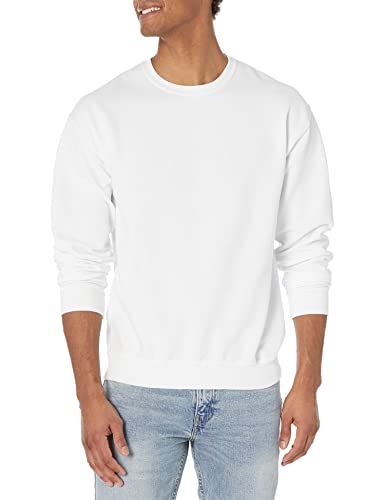 Jerzees Men's Fleece Sweatshirt, White, Large von Jerzees