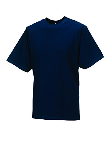 Jerzees T-Shirt, klassisch, Baumwolle Gr. Small, navy von Jerzees