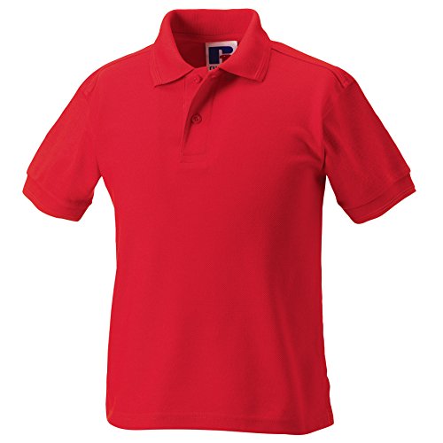 JerzeesMädchen Poloshirt Rot Bright Red von Jerzees