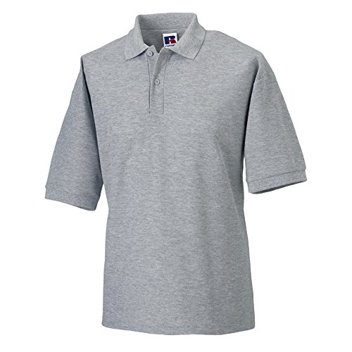 Russel Herren Klassik Kurzarm Polycotton Polo Shirt (L) (Oxford) von Jerzees