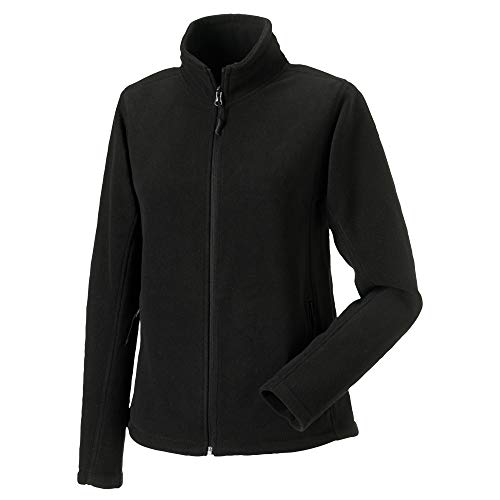 Russell Colours Damen Outdoor Fleece-Jacke (XL) (Schwarz) von Jerzees