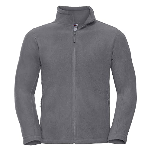 Russell Herren Outdoor-Fleecejacke (2XL) (Grau) von Jerzees