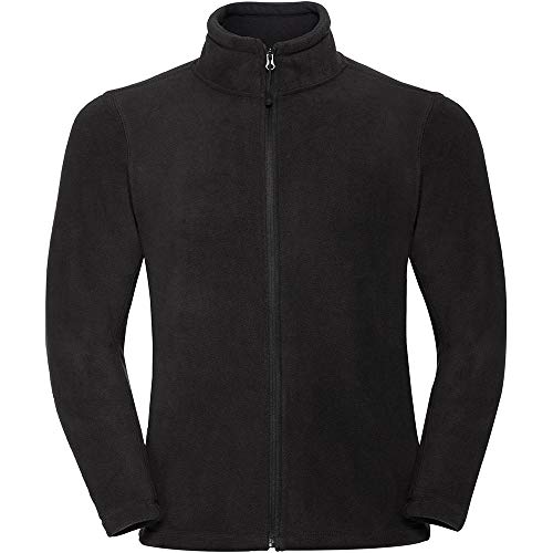 Russell Herren Outdoor-Fleecejacke (L) (Schwarz) von Jerzees