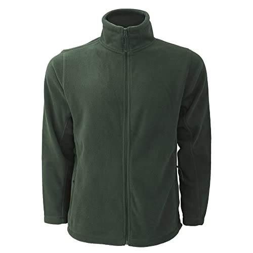 Russell Herren Outdoor-Fleecejacke (XL) (Flaschengrün) von Jerzees