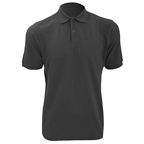 Russell Herren RIPP Polo-Shirt, Kurzarm (4XL) (Grau) von Russell