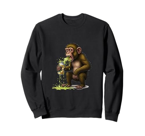 Betrunkener AFFE Lustiges Biergarten Männer Sweatshirt Betrunkener AFFE Lustiges Biergarten Männer Sweatshirt von Jesady