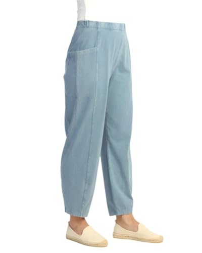 Jess & Jane Mineral Washed Lantern Pants - M100, Riviera, M Jess & Jane Mineral Washed Lantern Pants - M100, Riviera, M von Jess & Jane