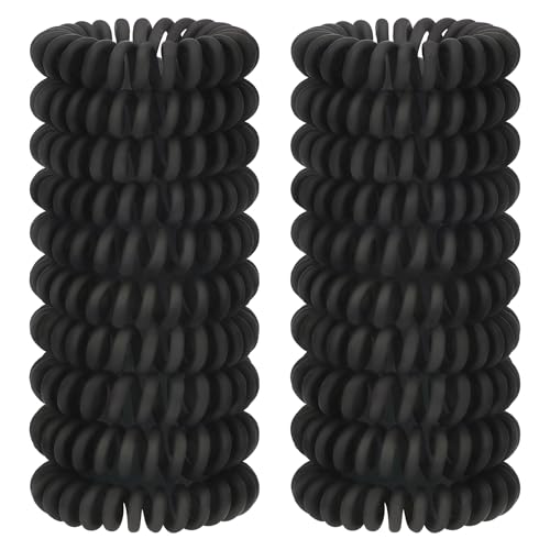 JessLab Spiral-Haargummis, 20 Stück Spurlose Telefonkabel-Haargummis Ohne Falten Spiralarmband Kunststoff Coil Pferdeschwanz Halter No-damage Stirnband Haarschmuck für Mädchen Frauen Damen Geschenk JessLab Spiral-Haargummis, 20 Stück Spurlose Telefonkabel-Haargummis Ohne Falten Spiralarmband Kunststoff Coil Pferdeschwanz Halter No-damage Stirnband Haarschmuck für Mädchen Frauen Damen Geschenk von JessLab
