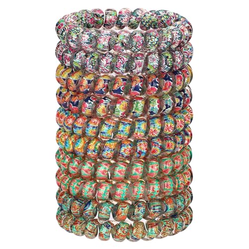 JessLab Spirale Haargummis, 10 Stück Sortierte, Spurlose Spiral-Haargummis, Niedliche Plastikspirale als Pferdeschwanzhalter, Schadensfreies Haar-Accessoire für Frauen und Mädchen, Farbe 1 Mischen JessLab Spirale Haargummis, 10 Stück Sortierte, Spurlose Spiral-Haargummis, Niedliche Plastikspirale als Pferdeschwanzhalter, Schadensfreies Haar-Accessoire für Frauen und Mädchen, Farbe 1 Mischen von JessLab