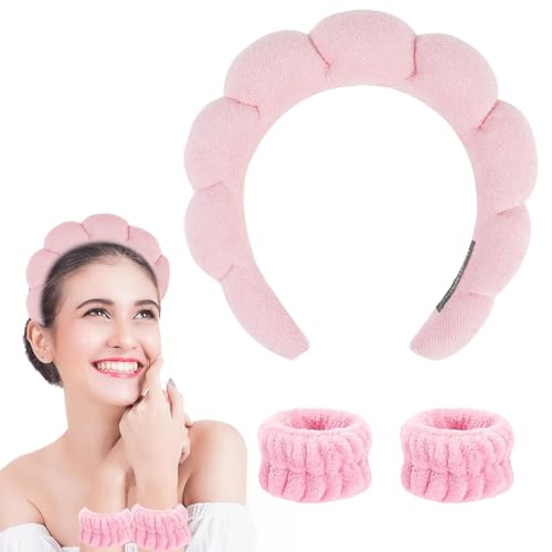 Jessica Exim Spa-Stirnbänder zum Waschen von Gesicht oder Gesicht – Set mit 1 Frottee-Hautpflege-Stirnband, geschwollenes Make-up-Stirnband für Gesichtswäsche, Masken und Hautbehandlungen, inklusive 1 Jessica Exim Spa-Stirnbänder zum Waschen von Gesicht oder Gesicht – Set mit 1 Frottee-Hautpflege-Stirnband, geschwollenes Make-up-Stirnband für Gesichtswäsche, Masken und Hautbehandlungen, inklusive 1 von Jessica Exim