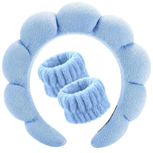 Jessica Exim Spa-Stirnbänder zum Waschen von Gesicht oder Gesicht – Set mit 1 Frottee-Hautpflege-Stirnband, geschwollenes Make-up-Stirnband für Gesichtswäsche, Masken und Hautbehandlungen, inklusive 1 Jessica Exim Spa-Stirnbänder zum Waschen von Gesicht oder Gesicht – Set mit 1 Frottee-Hautpflege-Stirnband, geschwollenes Make-up-Stirnband für Gesichtswäsche, Masken und Hautbehandlungen, inklusive 1 von Jessica Exim