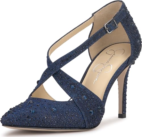 Jessica Simpson Damen Accile3 Pumps, Navy Baby, 35.5 EU von Jessica Simpson